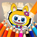 Labubu Magic Coloring app icon